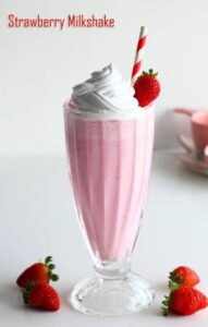 Yummy Strawberry Milk shake