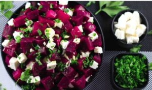 Beetroot Paneer Salad Recipe