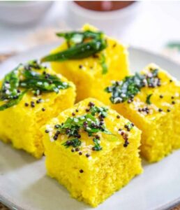 Khaman Dhokla (Gujarati dish)