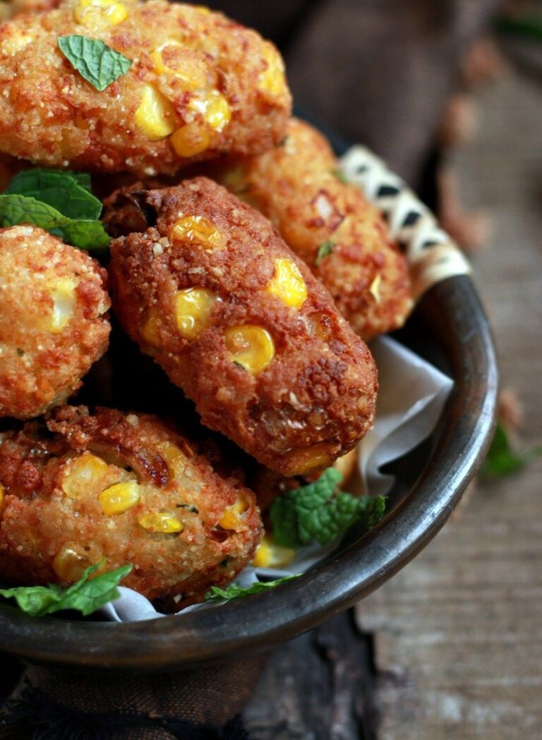 Paneer and Corn Kebabs