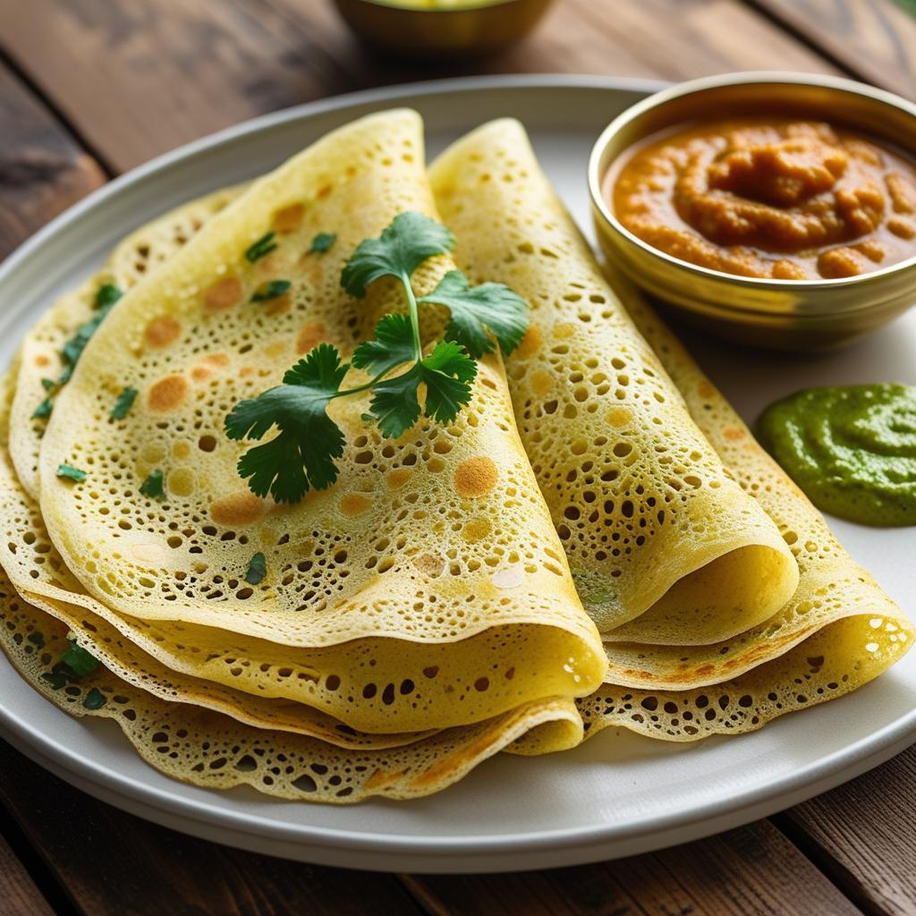 Poha Moong Dal Dosa