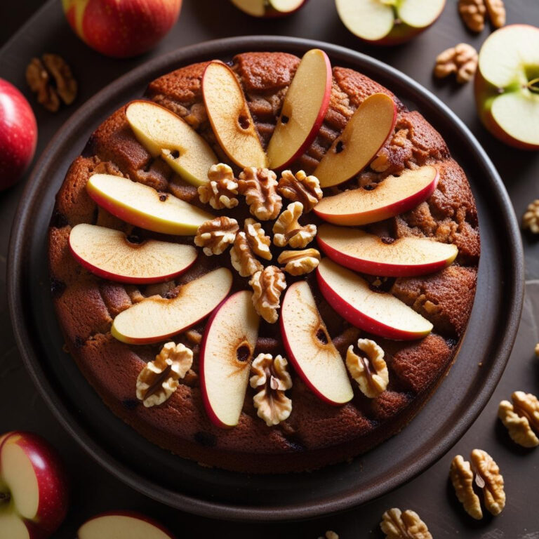 Apple and walnut cake Recipe